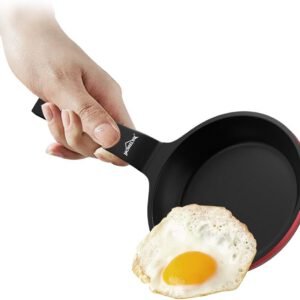 HOMELUX kleine Pfanne 14cm Bratpfanne Induktion, Non Stick Pan – Mini Bratpfanne - Induktionspfanne - crepe pfanne