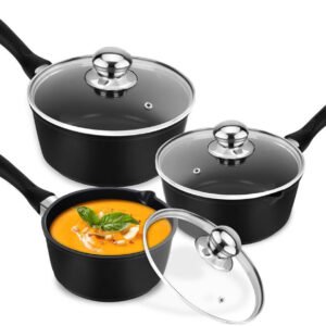 Eisenbach Aluminium-Guss Milch Topf / Ø 16 cm / Ø 18 cm / , Ø 20 cm / – induktionsgeeignet