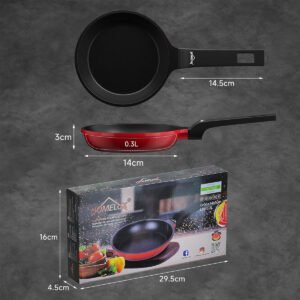 Homelux Aluminium-Guss Pfanne / Ø14 cm  – Induktionsgeeignet