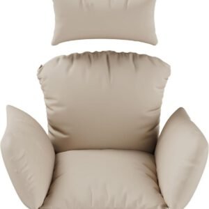 HOMELUX Hängesessel Kissen, Polster, Swing Chair Kissen, Ersatzkissen, Auflage für Polyrattan/Rattan Hängeschaukel