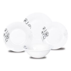 24-teilige Geschirrset Tafelservice Kombiservice Porzellan Keramik HL-YXDS2402