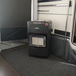HOMELUX Heizstrahler Gasheizung 4200 Watt für Innenräume, Infrarot Keramikbrenner, Heizstrahler, Gasofen für Butan, inkl. Schlauch und Druckminderer