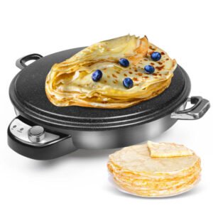 Crêpesmaker fladenbrot bäcker 230V, große Backplatte, Ø 50 cm Temperaturregler