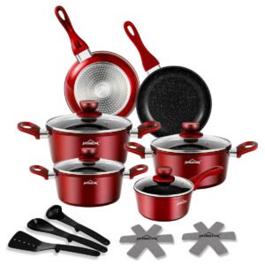 15tlg Topfset Induktions Topfe Set Antihaft-beschichtete